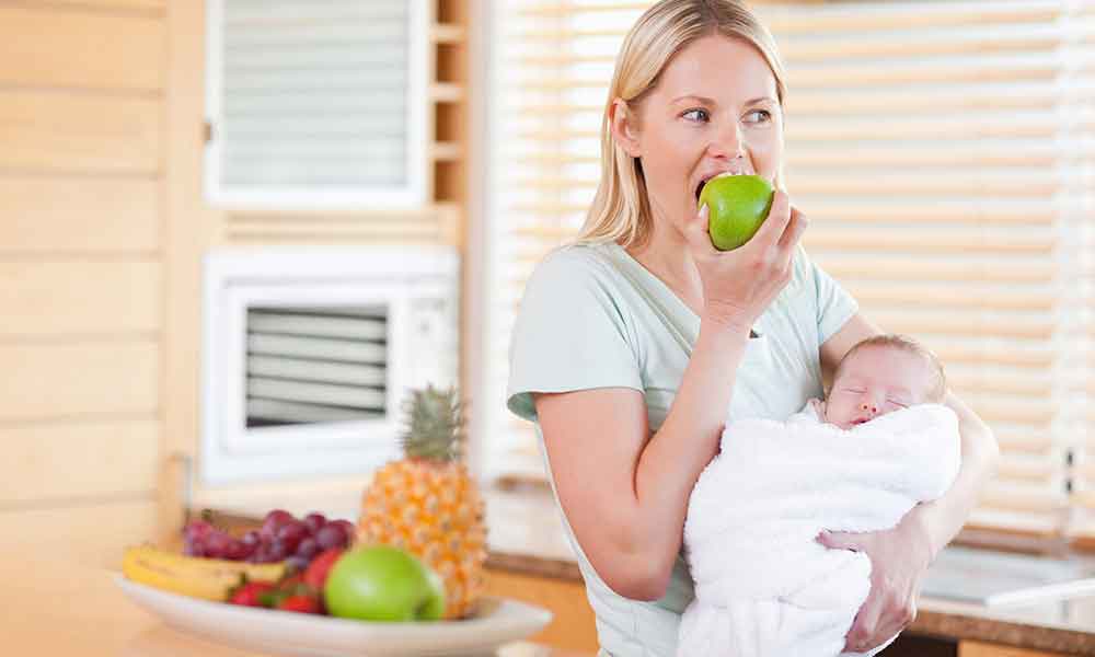 Which food is harmful after delivery